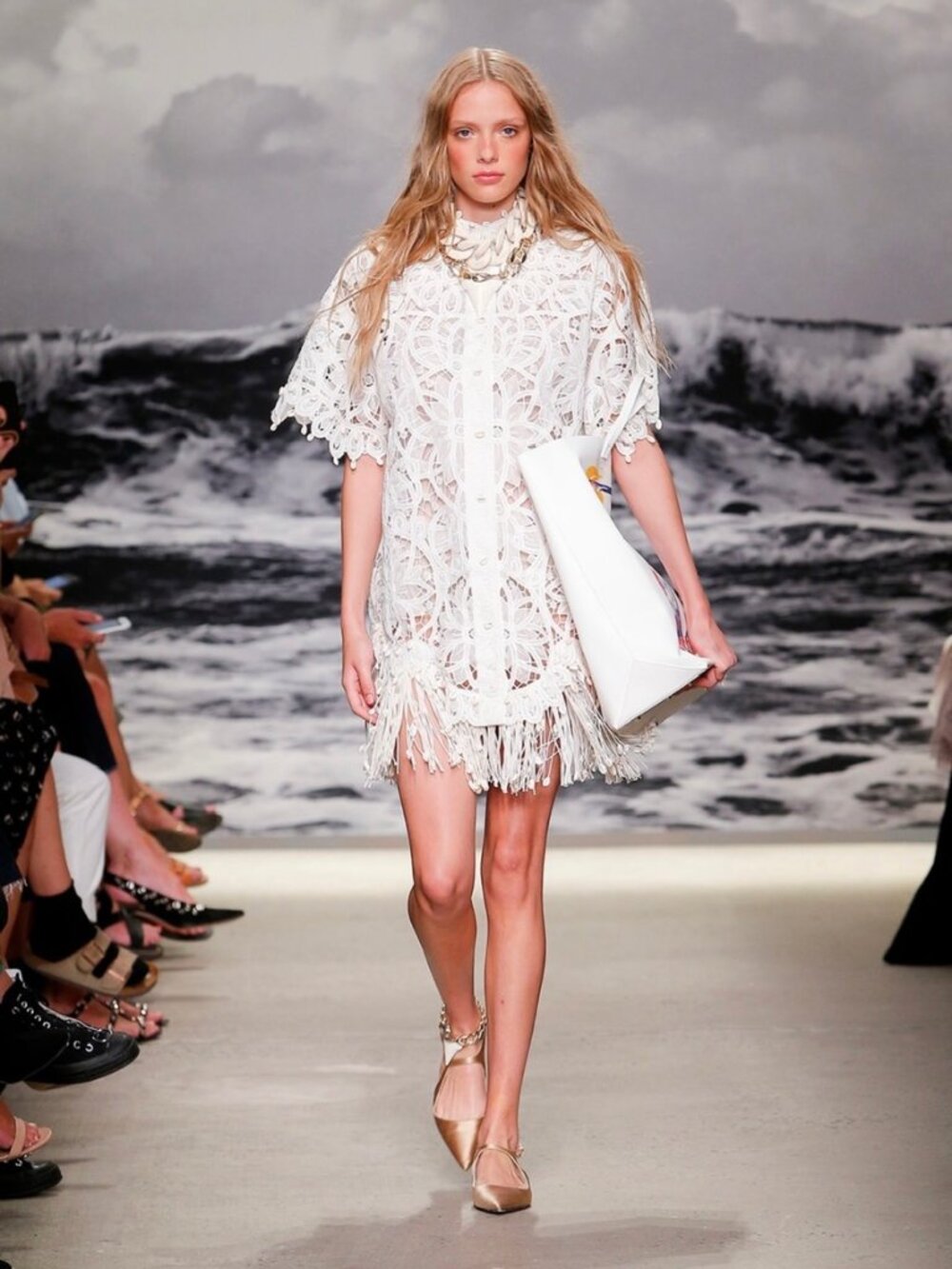 Zimmermann Wavelength Silk Shirt Dress